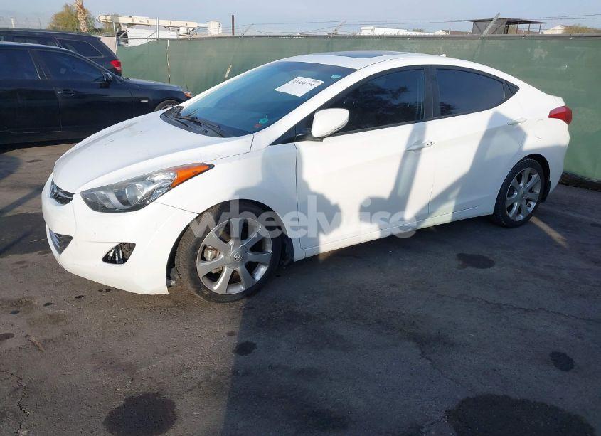 Photo 2 of 2013 Hyundai Elantra LIMITED (VIN 5NPDH4AE1DH252926)