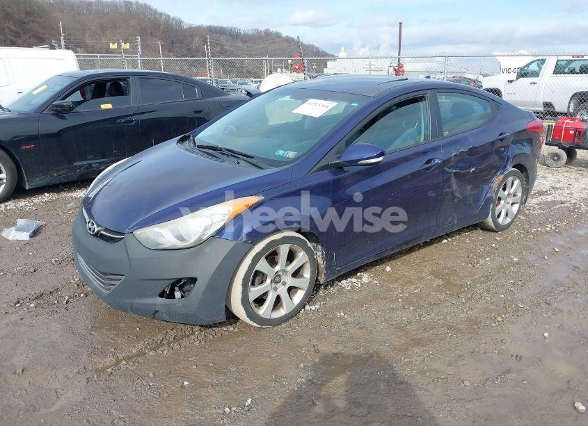 Photo 2 of 2013 Hyundai Elantra LIMITED (VIN 5NPDH4AE1DH261478)