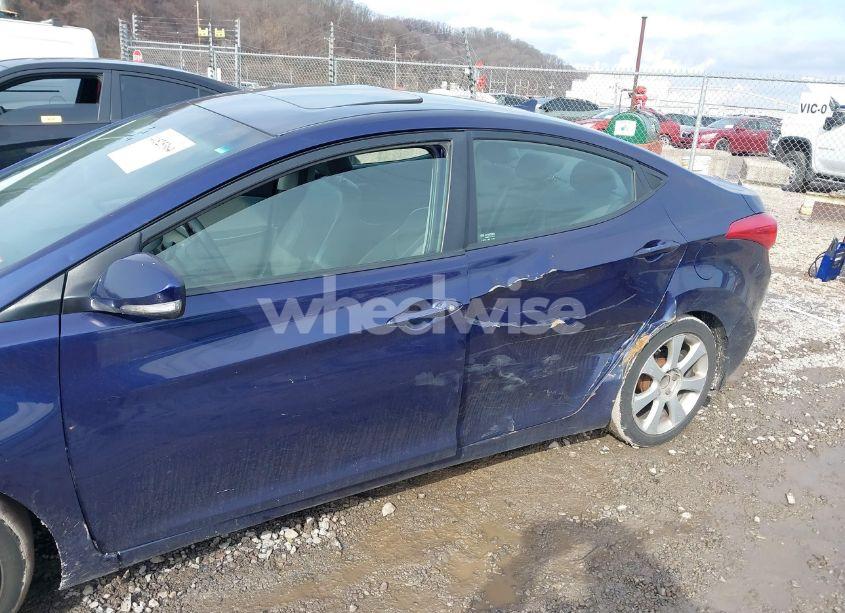 Photo 6 of 2013 Hyundai Elantra LIMITED (VIN 5NPDH4AE1DH261478)