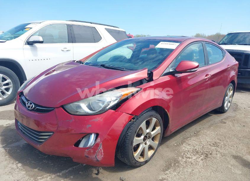 Photo 2 of 2013 Hyundai Elantra LIMITED (VIN 5NPDH4AE1DH268849)