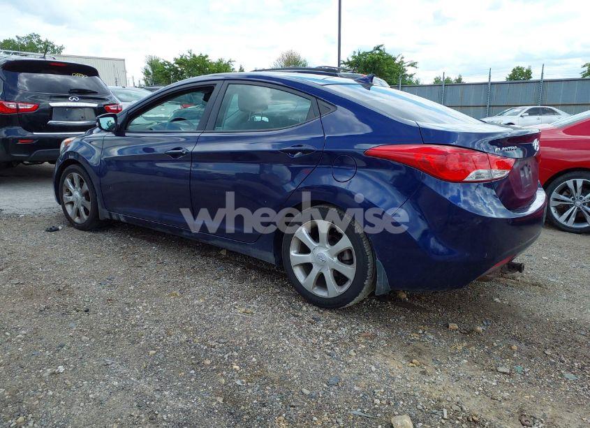 Photo 3 of 2013 Hyundai Elantra LIMITED (VIN 5NPDH4AE1DH285456)