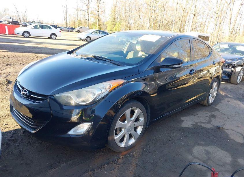 Photo 2 of 2013 Hyundai Elantra LIMITED (VIN 5NPDH4AE1DH287689)