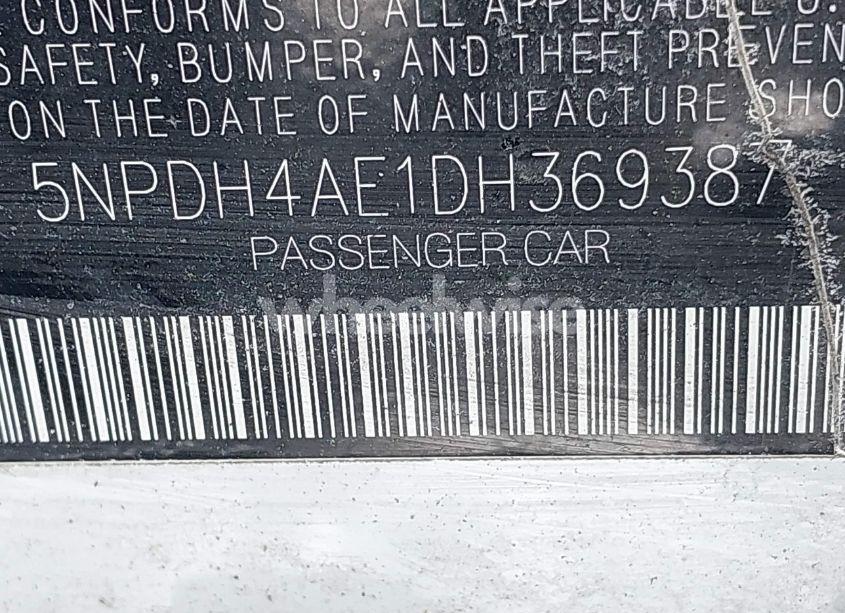 Photo 9 of 2013 Hyundai Elantra GLS (VIN 5NPDH4AE1DH369387)