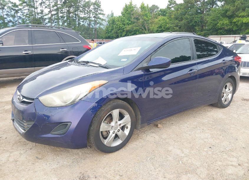 Photo 2 of 2013 Hyundai Elantra GLS (VIN 5NPDH4AE1DH369678)