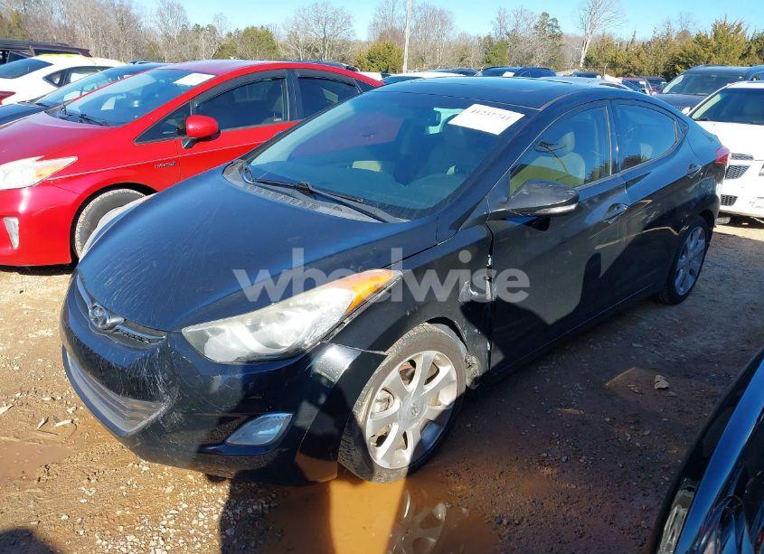 Photo 2 of 2013 Hyundai Elantra LIMITED (VIN 5NPDH4AE1DH404879)