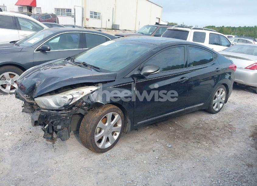 Photo 2 of 2013 Hyundai Elantra LIMITED (VIN 5NPDH4AE1DH415980)