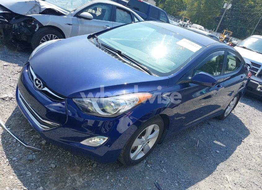 Photo 2 of 2013 Hyundai Elantra GLS (VIN 5NPDH4AE1DH452950)
