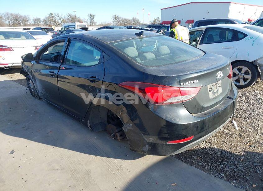 Photo 3 of 2014 Hyundai Elantra SE (VIN 5NPDH4AE1EH459365)