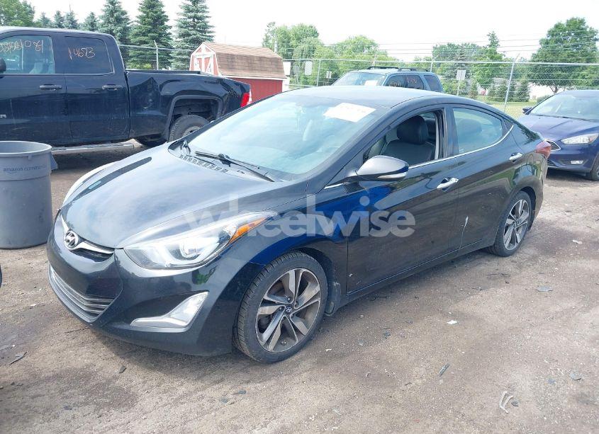 Photo 2 of 2014 Hyundai Elantra LIMITED (VIN 5NPDH4AE1EH475811)