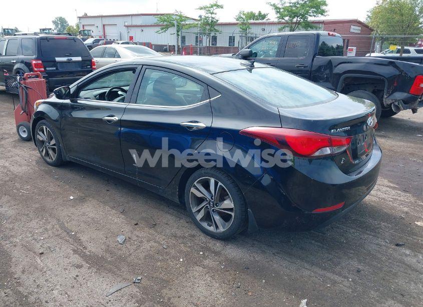 Photo 3 of 2014 Hyundai Elantra LIMITED (VIN 5NPDH4AE1EH475811)