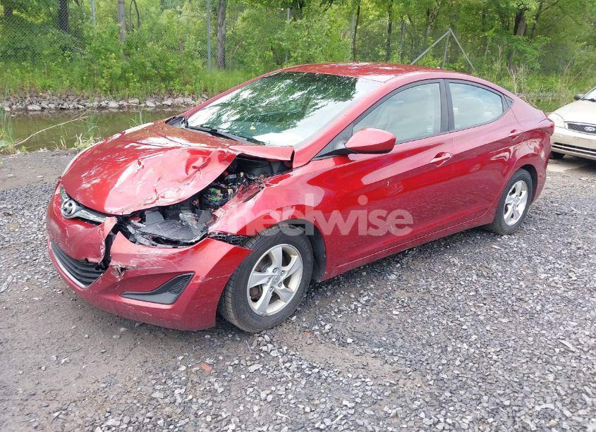Photo 2 of 2014 Hyundai Elantra SE (VIN 5NPDH4AE1EH489255)