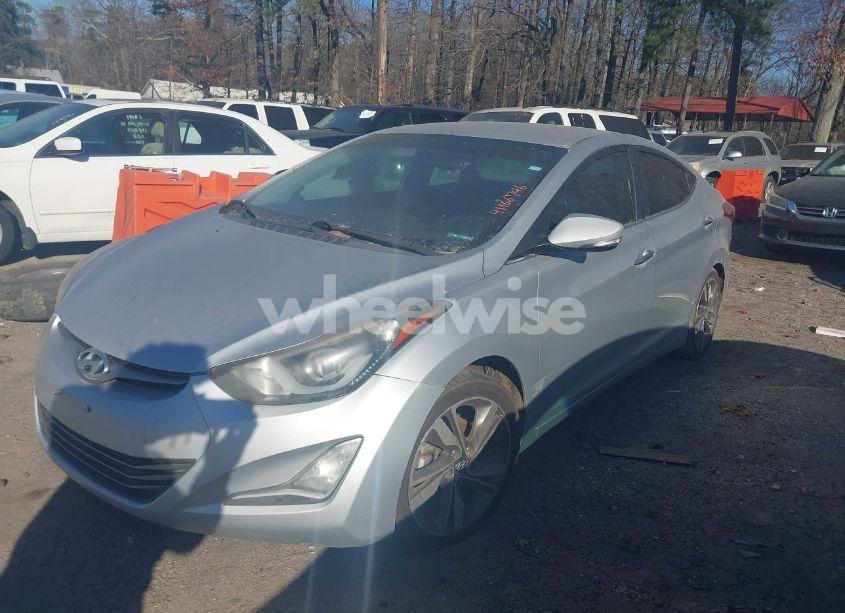 Photo 2 of 2014 Hyundai Elantra LIMITED (VIN 5NPDH4AE1EH492530)