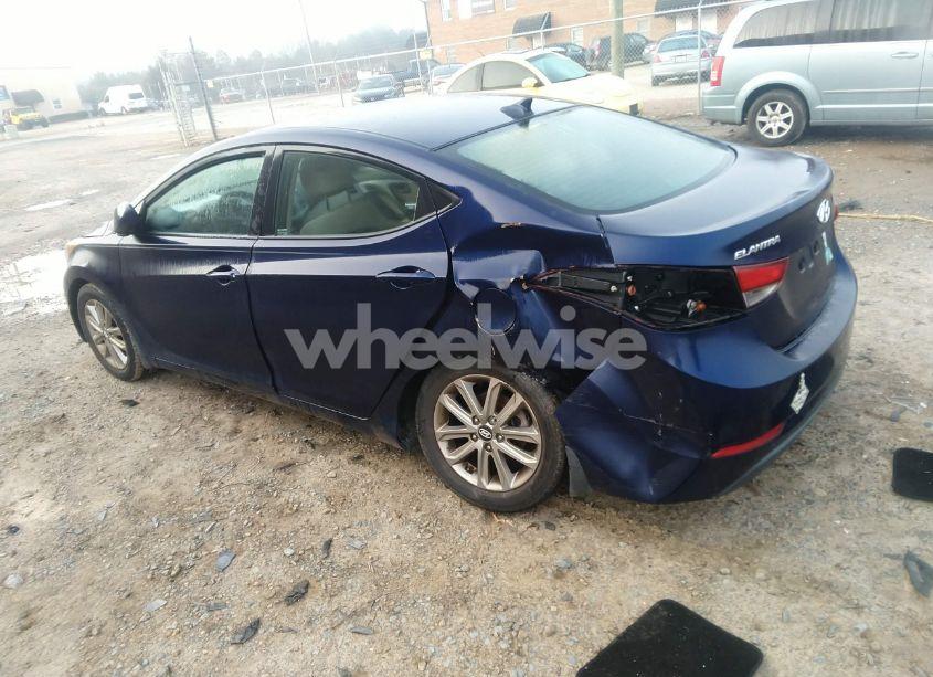 Photo 3 of 2014 Hyundai Elantra SE (VIN 5NPDH4AE1EH508886)