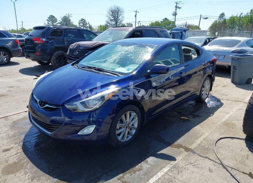 Photo 2 of 2014 Hyundai Elantra SE (VIN 5NPDH4AE1EH540883)