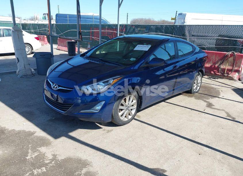 Photo 2 of 2015 Hyundai Elantra SE (VIN 5NPDH4AE1FH552551)