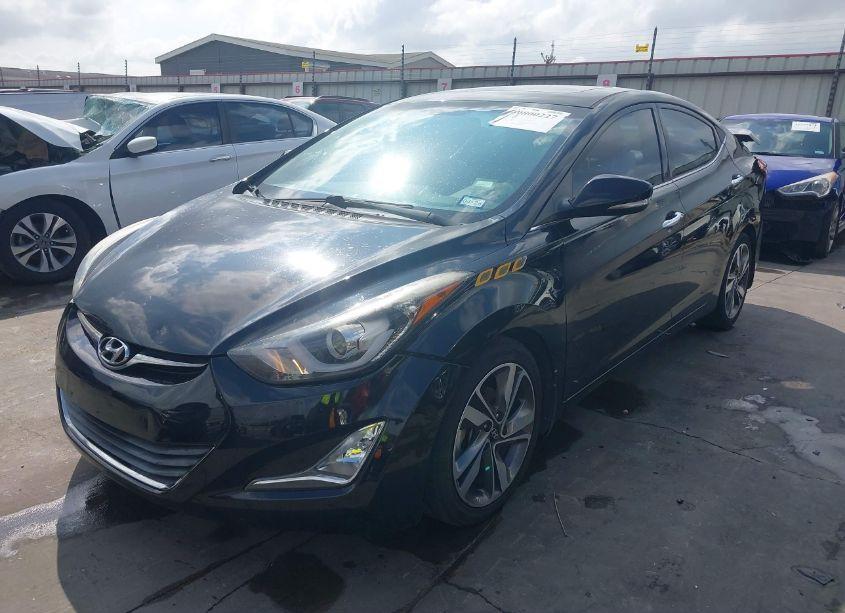 Photo 2 of 2015 Hyundai Elantra LIMITED (VIN 5NPDH4AE1FH555191)