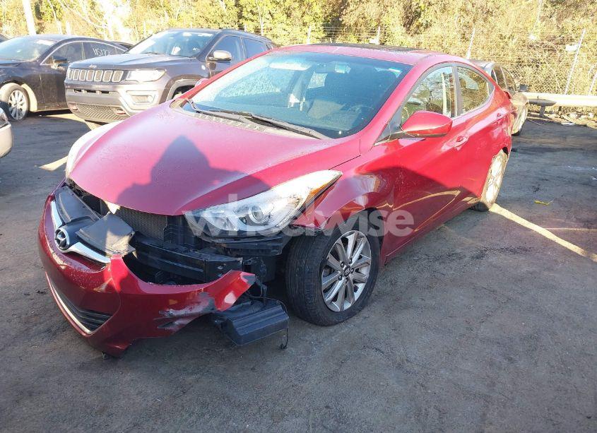 Photo 2 of 2015 Hyundai Elantra SE (VIN 5NPDH4AE1FH581614)