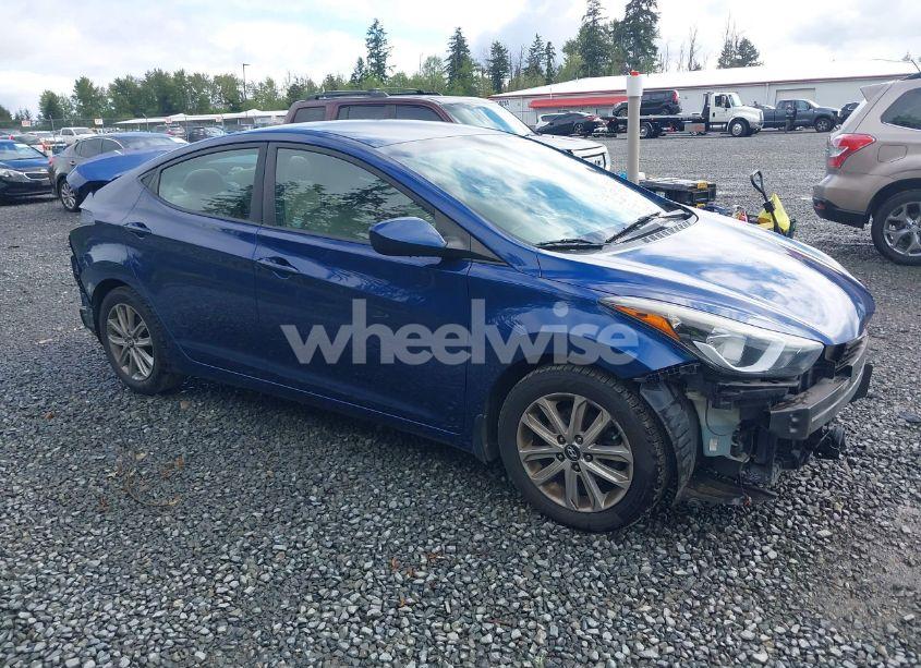 2015 Hyundai Elantra SE (VIN 5NPDH4AE1FH594041) main photo