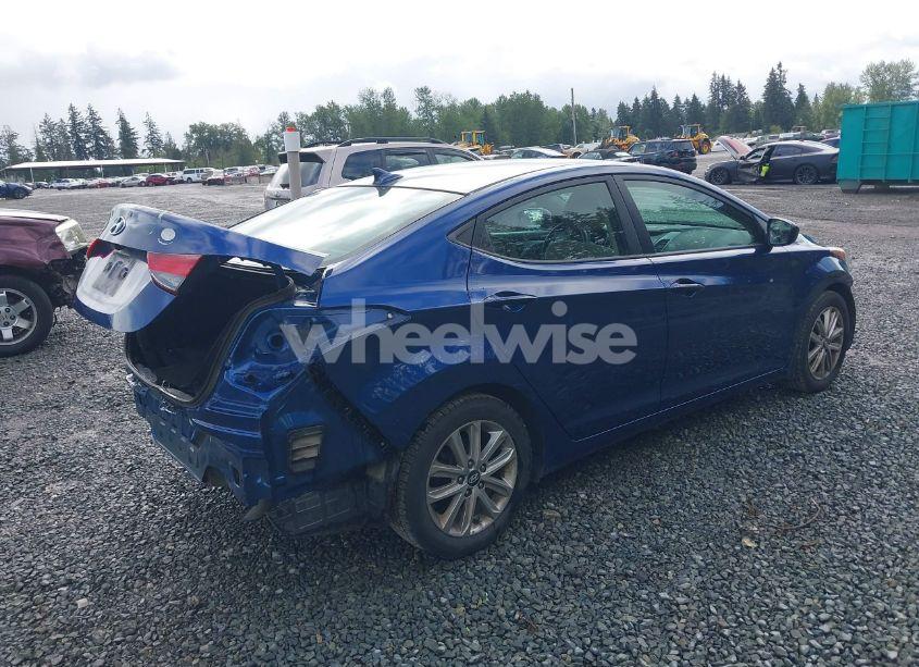 Photo 4 of 2015 Hyundai Elantra SE (VIN 5NPDH4AE1FH594041)