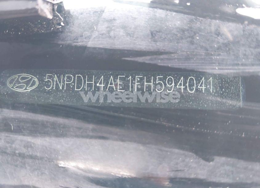 Photo 9 of 2015 Hyundai Elantra SE (VIN 5NPDH4AE1FH594041)