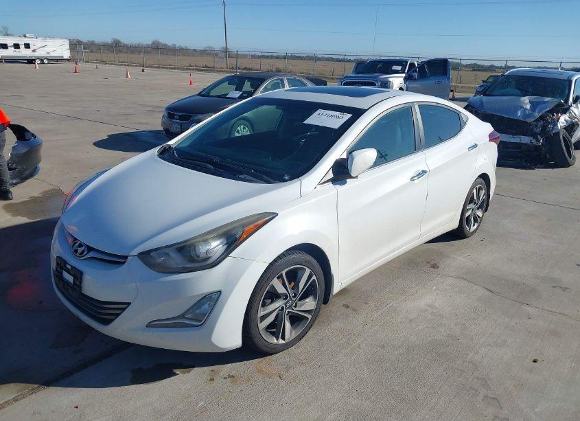 Photo 2 of 2015 Hyundai Elantra LIMITED (VIN 5NPDH4AE1FH632528)