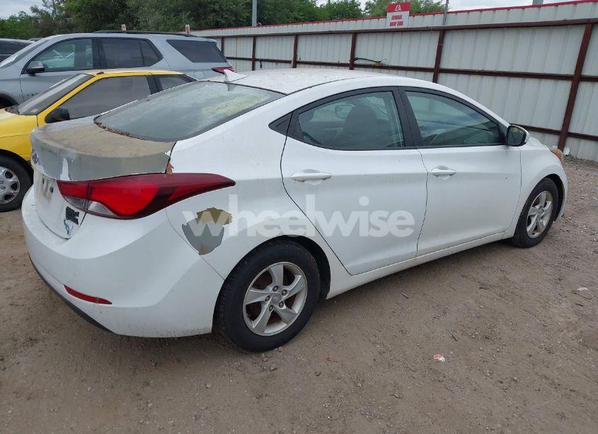 Photo 4 of 2015 Hyundai Elantra SE (VIN 5NPDH4AE1FH637065)