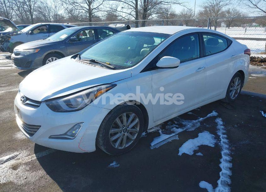 Photo 2 of 2016 Hyundai Elantra SE (VIN 5NPDH4AE1GH653980)