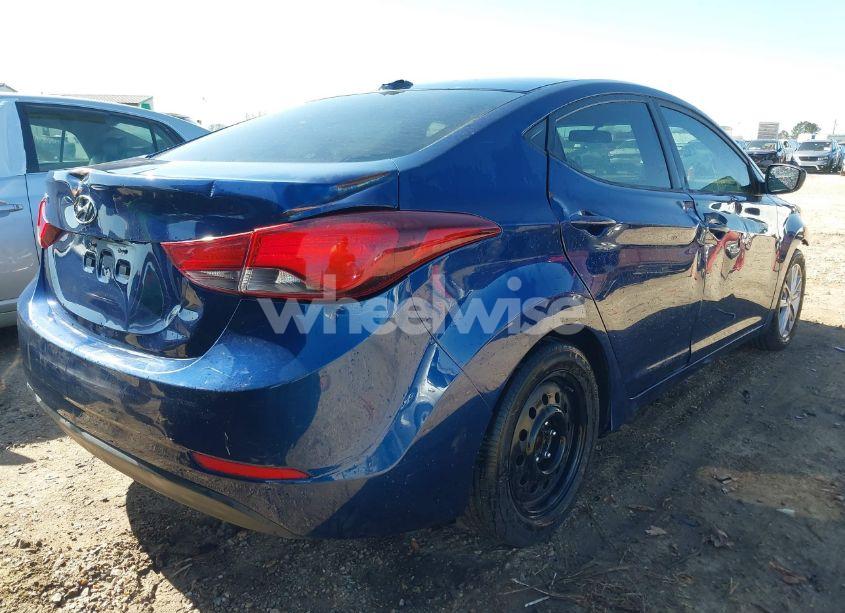 Photo 4 of 2016 Hyundai Elantra SE (VIN 5NPDH4AE1GH655759)