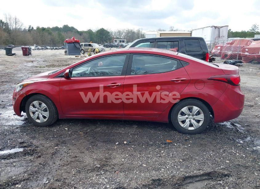 Photo 14 of 2016 Hyundai Elantra SE (VIN 5NPDH4AE1GH710162)