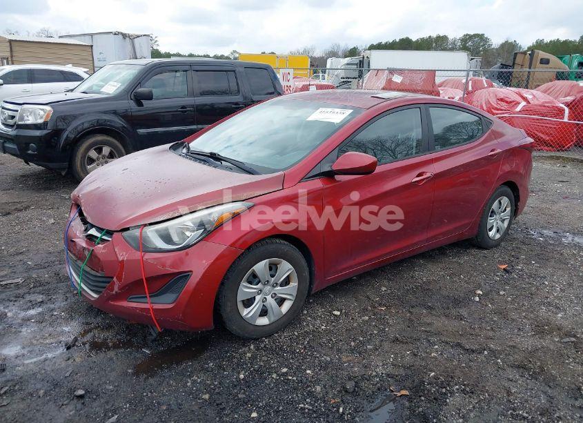 Photo 2 of 2016 Hyundai Elantra SE (VIN 5NPDH4AE1GH710162)