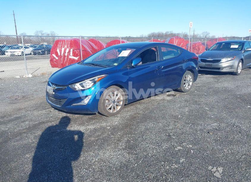 Photo 2 of 2016 Hyundai Elantra SE (VIN 5NPDH4AE1GH720562)