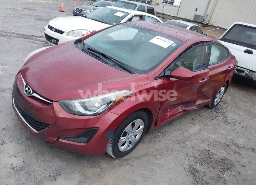 Photo 2 of 2016 Hyundai Elantra SE (VIN 5NPDH4AE1GH724465)