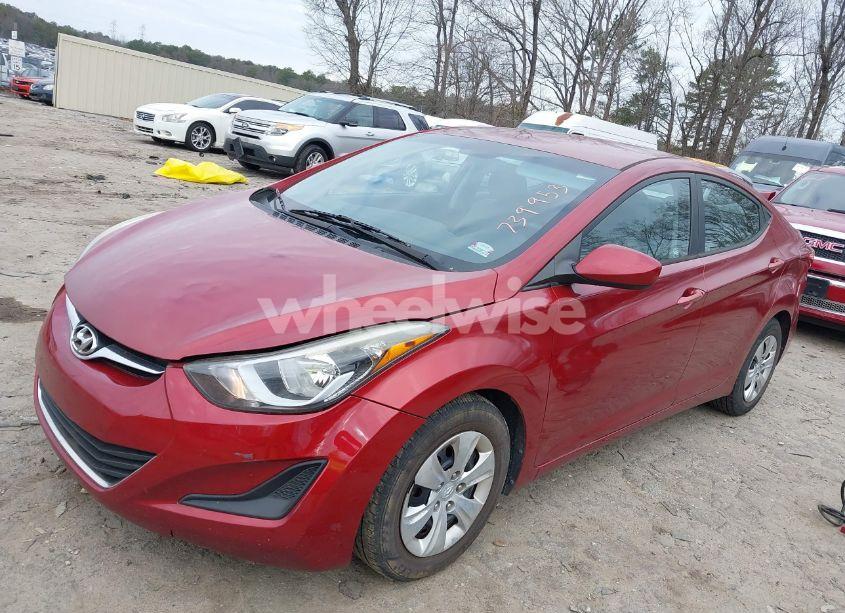 Photo 2 of 2016 Hyundai Elantra SE (VIN 5NPDH4AE1GH739953)