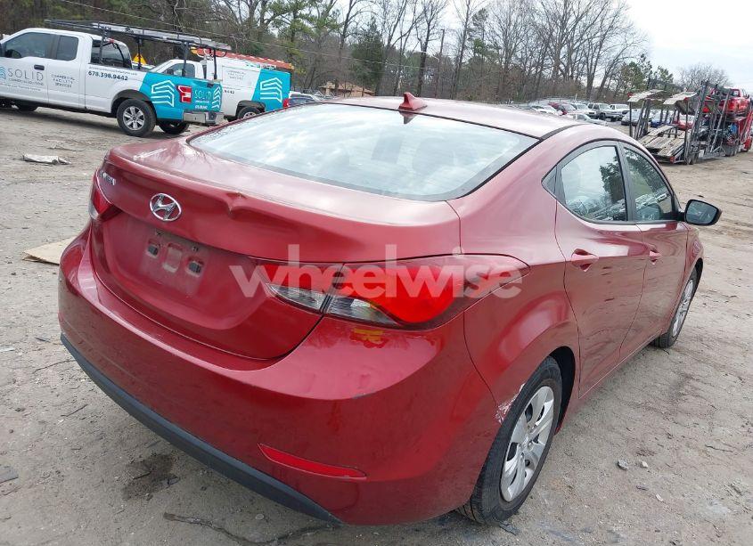 Photo 4 of 2016 Hyundai Elantra SE (VIN 5NPDH4AE1GH739953)