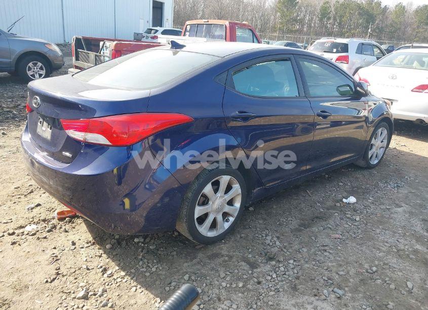 Photo 4 of 2011 Hyundai Elantra LIMITED (VIN 5NPDH4AE2BH002060)