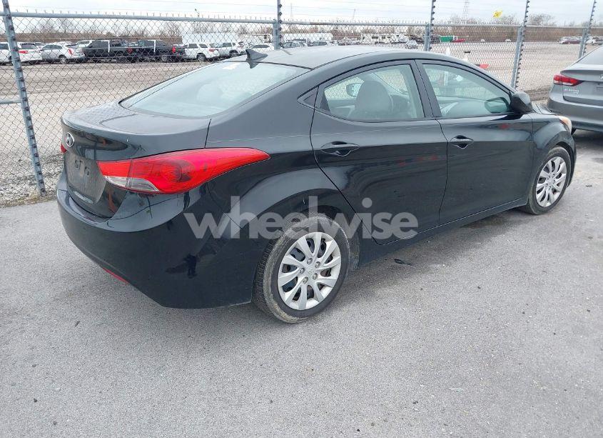 Photo 4 of 2012 Hyundai Elantra GLS (VIN 5NPDH4AE2CH068786)