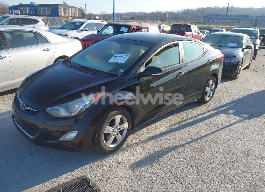 Photo 2 of 2012 Hyundai Elantra GLS (VIN 5NPDH4AE2CH079609)