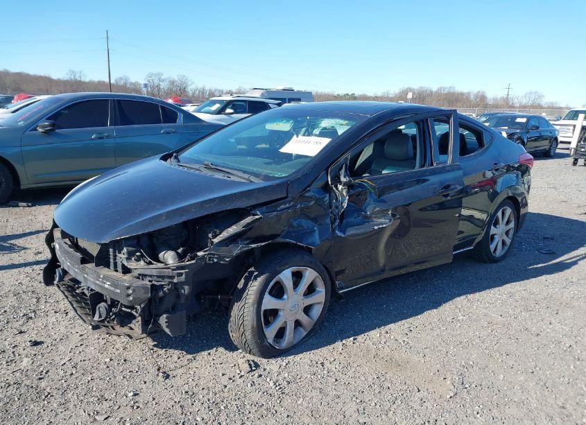 Photo 2 of 2012 Hyundai Elantra LIMITED (VIN 5NPDH4AE2CH106596)