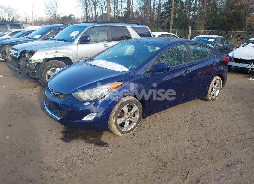 Photo 2 of 2012 Hyundai Elantra GLS (VIN 5NPDH4AE2CH123978)