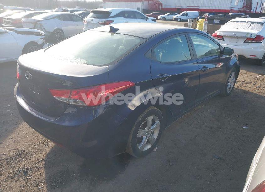 Photo 4 of 2012 Hyundai Elantra GLS (VIN 5NPDH4AE2CH123978)
