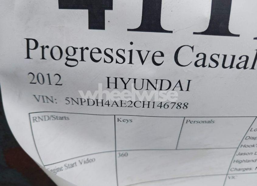 Photo 9 of 2012 Hyundai Elantra GLS (VIN 5NPDH4AE2CH146788)