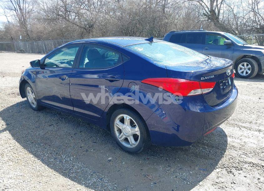 Photo 3 of 2012 Hyundai Elantra GLS (VIN 5NPDH4AE2CH148220)
