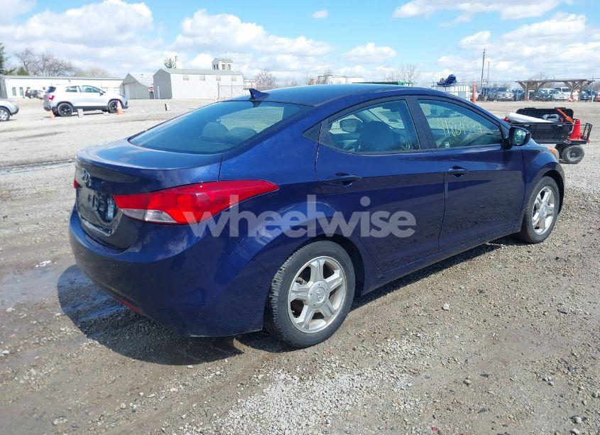 Photo 4 of 2012 Hyundai Elantra GLS (VIN 5NPDH4AE2CH148220)