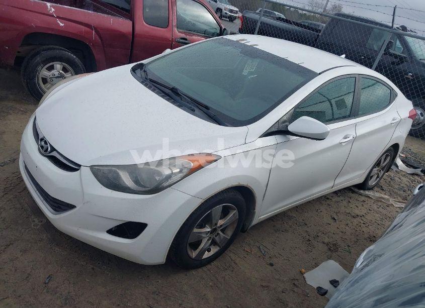 Photo 2 of 2013 Hyundai Elantra GLS (VIN 5NPDH4AE2DH162166)