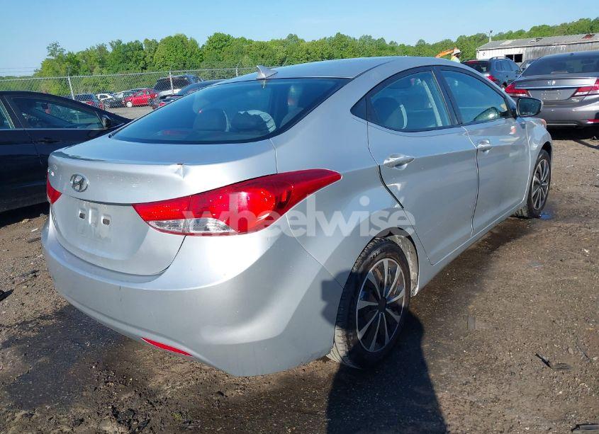 Photo 4 of 2013 Hyundai Elantra GLS (VIN 5NPDH4AE2DH163091)