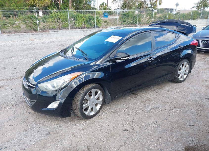 Photo 2 of 2013 Hyundai Elantra LIMITED (VIN 5NPDH4AE2DH191232)