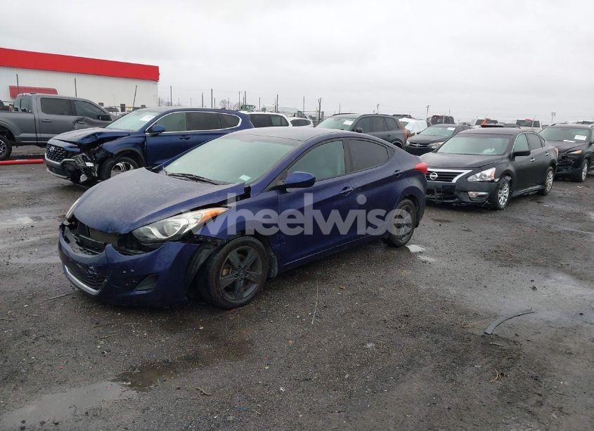 Photo 2 of 2013 Hyundai Elantra GLS (VIN 5NPDH4AE2DH198987)