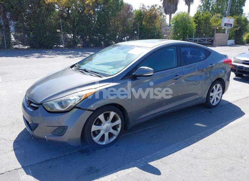 Photo 2 of 2013 Hyundai Elantra LIMITED (VIN 5NPDH4AE2DH200804)