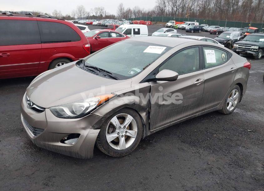 Photo 2 of 2013 Hyundai Elantra GLS (VIN 5NPDH4AE2DH205775)