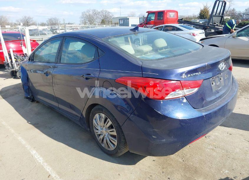 Photo 3 of 2013 Hyundai Elantra GLS (VIN 5NPDH4AE2DH223502)